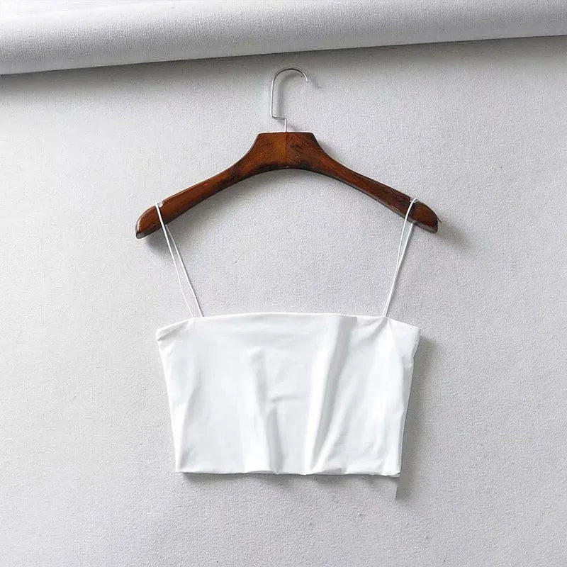 Summer Women's Ribbed Crop Tank Top - Stretchy Slim Fit Camis - 3KDyn